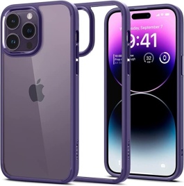 Чехол Spigen Ultra Hybrid для iPhone 14 Pro, Фиолетовый (ACS05577)