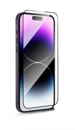 Защитное стекло Mocoll для iPhone 15 Plus, Чёрное